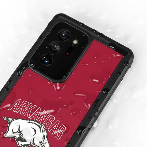 University of Arkansas-Fayetteville Razorbacks Logo Galaxy Note20 Ultra 5G Waterproof Case